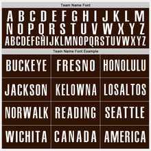 Загрузить изображение в средство просмотра галереи, Custom White Brown-Gold Authentic Baseball Jersey