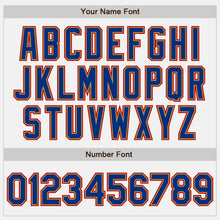 Загрузить изображение в средство просмотра галереи, Custom White Royal Old Gold-Red Authentic Baseball Jersey