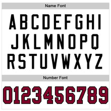 Charger l'image dans la galerie, Custom White Maroon-Black Mesh Authentic Throwback Football Jersey