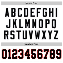 Load image into Gallery viewer, Custom White Black Red-Gray Mesh Authentic Throwback Football Jersey