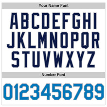 Загрузить изображение в средство просмотра галереи, Custom White Blue Gray-Navy Authentic Throwback Baseball Jersey