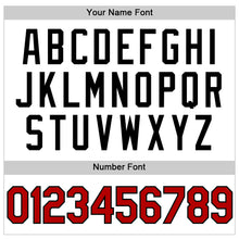 Загрузить изображение в средство просмотра галереи, Custom White Red-Black Authentic Throwback Baseball Jersey