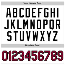 Загрузить изображение в средство просмотра галереи, Custom White Maroon-Black Authentic Throwback Baseball Jersey