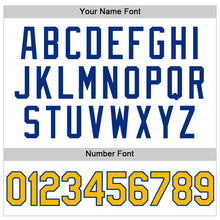 Загрузить изображение в средство просмотра галереи, Custom White Gold-Royal Authentic Throwback Baseball Jersey