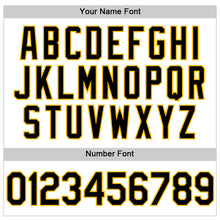 Загрузить изображение в средство просмотра галереи, Custom White Black-Gold Authentic Throwback Baseball Jersey