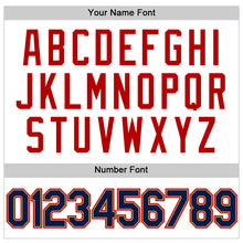 Загрузить изображение в средство просмотра галереи, Custom White Navy Old Gold-Red Authentic Throwback Baseball Jersey