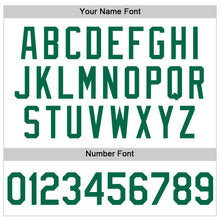 Загрузить изображение в средство просмотра галереи, Custom White Kelly Green Authentic Throwback Baseball Jersey