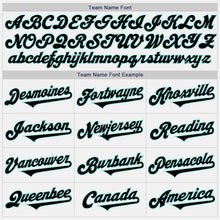 Загрузить изображение в средство просмотра галереи, Custom White Black-Ice Blue Authentic Baseball Jersey