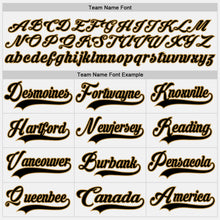 Load image into Gallery viewer, Custom White Black-Old Gold Hockey Jersey