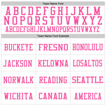 Laden Sie das Bild in den Galerie-Viewer, Custom White Light Blue-Pink Mesh Authentic Football Jersey