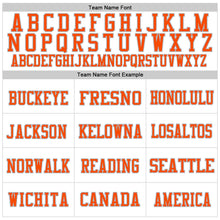 Laden Sie das Bild in den Galerie-Viewer, Custom White Navy Gray-Orange Mesh Authentic Football Jersey