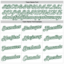 Load image into Gallery viewer, Custom White Green Authentic Throwback Basketball Jersey