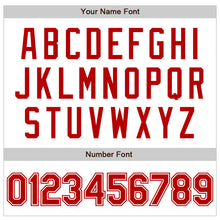 Загрузить изображение в средство просмотра галереи, Custom White Red Authentic Baseball Jersey