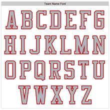 Laden Sie das Bild in den Galerie-Viewer, Custom White Gray-Red Authentic Baseball Jersey