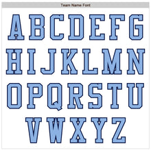 Загрузить изображение в средство просмотра галереи, Custom White Light Blue-Navy Authentic Baseball Jersey