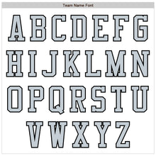 Загрузить изображение в средство просмотра галереи, Custom White Silver-Black Authentic Baseball Jersey