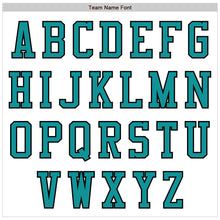 Загрузить изображение в средство просмотра галереи, Custom White Teal-Black Authentic Baseball Jersey