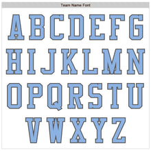 Загрузить изображение в средство просмотра галереи, Custom White Light Blue-Steel Gray Authentic Baseball Jersey