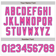 Загрузить изображение в средство просмотра галереи, Custom White Pink-Purple Authentic Baseball Jersey