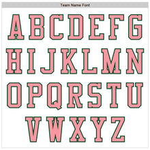 Загрузить изображение в средство просмотра галереи, Custom White Medium Pink-Green Authentic Baseball Jersey