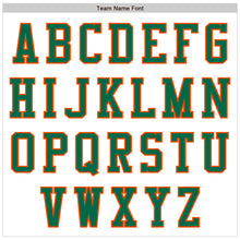 Загрузить изображение в средство просмотра галереи, Custom White Kelly Green-Orange Authentic Baseball Jersey