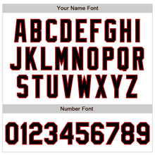 Laden Sie das Bild in den Galerie-Viewer, Custom White Black-Red Authentic Baseball Jersey