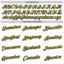 Загрузить изображение в средство просмотра галереи, Custom White Royal-Gold Authentic Throwback Basketball Jersey