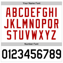 Загрузить изображение в средство просмотра галереи, Custom White Black-Red Authentic Throwback Basketball Jersey