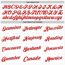 Загрузить изображение в средство просмотра галереи, Custom White Royal-Red Authentic Throwback Basketball Jersey