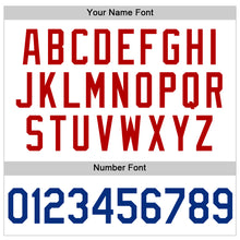 Загрузить изображение в средство просмотра галереи, Custom White Royal-Red Authentic Throwback Basketball Jersey