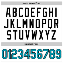 Laden Sie das Bild in den Galerie-Viewer, Custom White Teal-Black Authentic Throwback Basketball Jersey