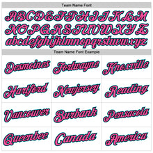 Загрузить изображение в средство просмотра галереи, Custom White Teal Black-Pink Authentic Throwback Basketball Jersey