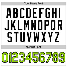 Загрузить изображение в средство просмотра галереи, Custom White Neon Green-Black Authentic Throwback Basketball Jersey