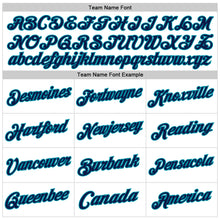 Загрузить изображение в средство просмотра галереи, Custom White Navy-Teal Authentic Throwback Basketball Jersey