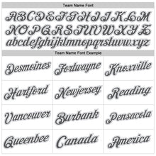 Load image into Gallery viewer, Custom White Steel Gray-Gray Authentic Throwback Basketball Jersey