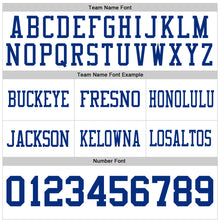 Загрузить изображение в средство просмотра галереи, Custom White Royal Authentic Football Jersey