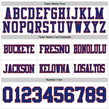 Загрузить изображение в средство просмотра галереи, Custom White Royal-Red Authentic Football Jersey