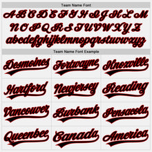 Laden Sie das Bild in den Galerie-Viewer, Custom White Black-Red Authentic Baseball Jersey