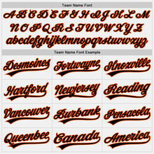 Charger l'image dans la galerie, Custom White Black-Orange Authentic Baseball Jersey
