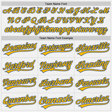 Charger l'image dans la galerie, Custom White Gold-Royal Authentic Baseball Jersey