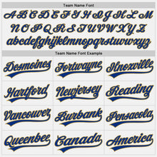 Charger l'image dans la galerie, Custom White Fire Red Royal-Old Gold Authentic Baseball Jersey