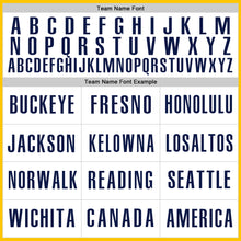 Laden Sie das Bild in den Galerie-Viewer, Custom Yellow Navy-White Authentic Baseball Jersey