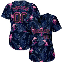 Laden Sie das Bild in den Galerie-Viewer, Custom 3D Pattern Design Flamingo Authentic Baseball Jersey