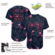 Laden Sie das Bild in den Galerie-Viewer, Custom 3D Pattern Design Flamingo Authentic Baseball Jersey