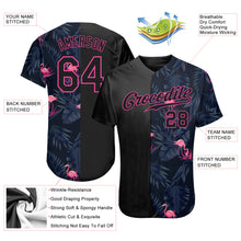 Laden Sie das Bild in den Galerie-Viewer, Custom 3D Pattern Design Flamingo Authentic Baseball Jersey