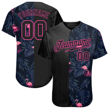 Laden Sie das Bild in den Galerie-Viewer, Custom 3D Pattern Design Flamingo Authentic Baseball Jersey