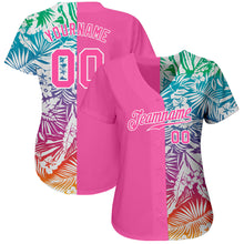 Загрузить изображение в средство просмотра галереи, Custom 3D Pattern Design Tropical Palm Leaves Authentic Baseball Jersey