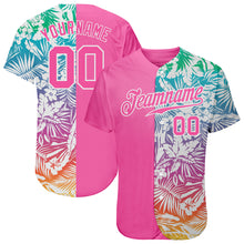 Загрузить изображение в средство просмотра галереи, Custom 3D Pattern Design Tropical Palm Leaves Authentic Baseball Jersey