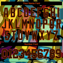 Charger l'image dans la galerie, Custom 3D Pattern Design Abstract Graffiti Authentic Baseball Jersey