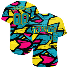 Charger l'image dans la galerie, Custom 3D Pattern Design Abstract Graffiti Authentic Baseball Jersey